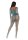Leg Avenue Net crop top & footless tights aqua O/S