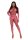 Leg Avenue Net crop top & footless tights pink O/S