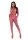 Leg Avenue Net crop top & footless tights pink O/S