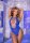 Leg Avenue Seamless racer tank bodysuit blau O/S