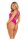 Leg Avenue Seamless racer tank bodysuit pink O/S
