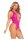 Leg Avenue Seamless racer tank bodysuit pink O/S