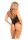 Leg Avenue Thong teddy with strappy back schwarz O/S