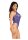 Leg Avenue Thong teddy with strappy back blau O/S