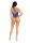 Leg Avenue Thong teddy with strappy back blau O/S
