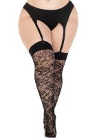 Leg Avenue Wild rose net thigh highs 1XL/2XL