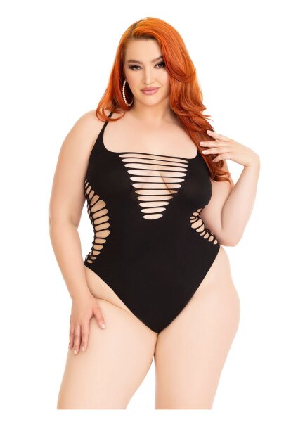Leg Avenue Shredded thong bodysuit 1XL/2XL