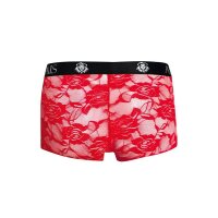 ANAIS Men Brave boxer shorts with lace pattern red S