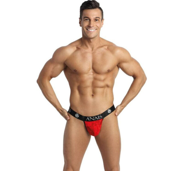 ANAIS Men Brave Rio Jockstrap mit Spitzenmuster rot S - XL