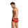ANAIS Men Brave shorts with lace pattern red S