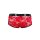 ANAIS Men Brave shorts with lace pattern red S