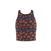 ANAIS Men Chill Top with colorful palm motif S