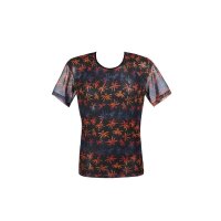ANAIS Men Chill T-shirt with colorful palm motif S
