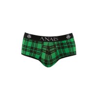 ANAIS Men Magic jock briefs with check pattern green, black S