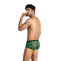 ANAIS Men Magic Shorts with check pattern green, black S