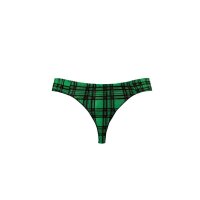 ANAIS Men Magic thong with check pattern green, black S