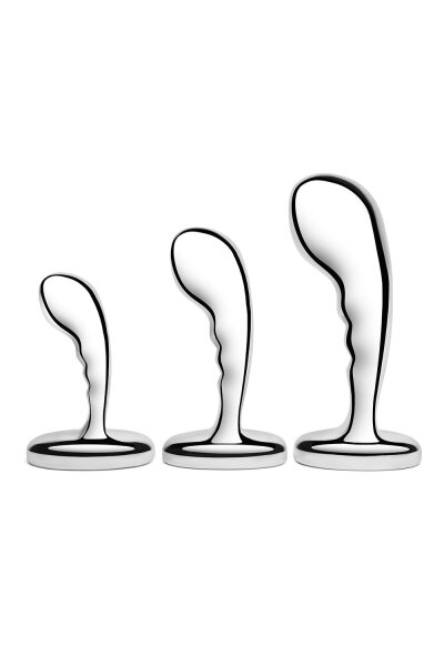 B-Vibe Stainless Steel P Spot Training Set