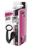 Dream Toys Fantasstic Analplug mit Penisring schwarz 3,5 cm
