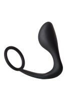 Dream Toys Fantasstic anal plug with cock ring black 3.5 cm