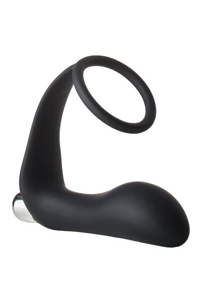 Dream Toys Fantasstic Vibration anal plug with cock ring black 3.4 cm
