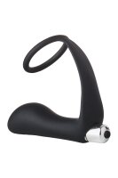 Dream Toys Fantasstic Vibration anal plug with cock ring black 3.4 cm
