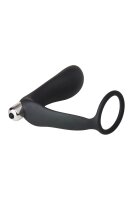 Dream Toys Fantasstic Vibration anal plug with cock ring black 3.4 cm