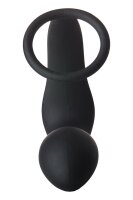 Dream Toys Fantasstic Vibration anal plug with cock ring black 3.4 cm