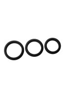 Dream Toys Ramrod Penisringe Set schwarz