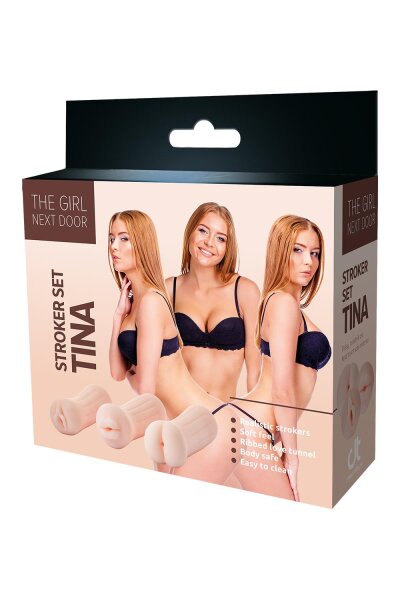Dream Toys The Girl Next Door Tina Set mit 3 Masturbatoren