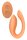 Dream Toys Glam couple vibrator orange