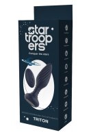 Dream Toys Startrooper Triton Vibration Analplug blau 4 cm