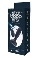 Dream Toys Startrooper Titan Vibration Analplug blau 3,4 cm