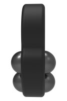 Dream Toys Ramrod Penisring mit 3 Gewichtkugeln schwarz