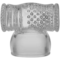 Doc Johnson Cock Stroker Wand Attachment - Clear