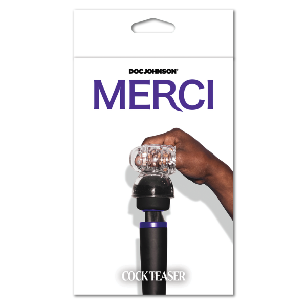 Doc Johnson Cock Teaser - Wand Attachment - Clear