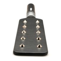 XR Brands E-Stim Spiked Paddle - Black