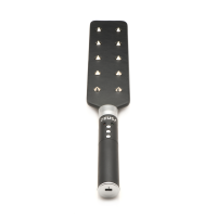 XR Brands E-Stim Spiked Paddle - Black