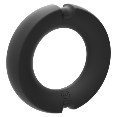 Doc Johnson The Paradox Silicone/Metal Cock Ring  45mm Black