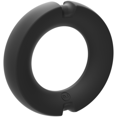 Doc Johnson The Paradox Silicone/Metal Cock Ring 50mm Black