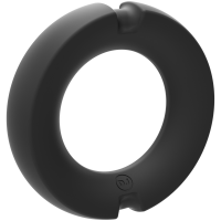 Doc Johnson The Paradox Silicone/Metal Cock Ring 50mm Black