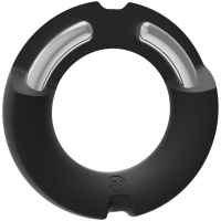 Doc Johnson The Paradox Silicone/Metal Cock Ring 50mm Black