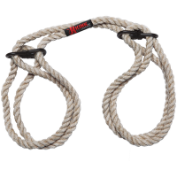 Doc Johnson Restrain 6mm Hemp Wrist or Ankle Cuffs Natural