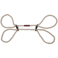 Doc Johnson Restrain 6mm Hemp Wrist or Ankle Cuffs Natural