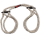 Doc Johnson Restrain 6mm Hemp Wrist or Ankle Cuffs Natural