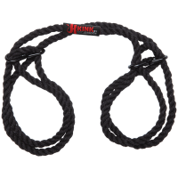 Doc Johnson Restrain 6mm Hemp Wrist or Ankle Cuffs Black