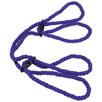 Doc Johnson Restrain 6mm Hemp Wrist or Ankle Cuffs Purple