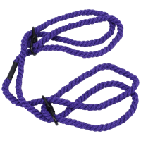 Doc Johnson Restrain 6mm Hemp Wrist or Ankle Cuffs Purple