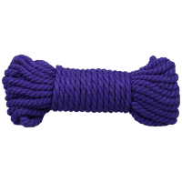 Doc Johnson Bind and Tie 6 mm Hemp Bondage Rope 30 ft - Violet