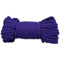 Doc Johnson Bind and Tie 6 mm Hemp Bondage Rope 50 ft - Violet