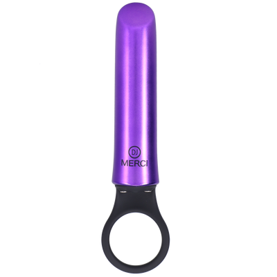 Doc Johnson Power Play with Silicone Grip Ring - Violet